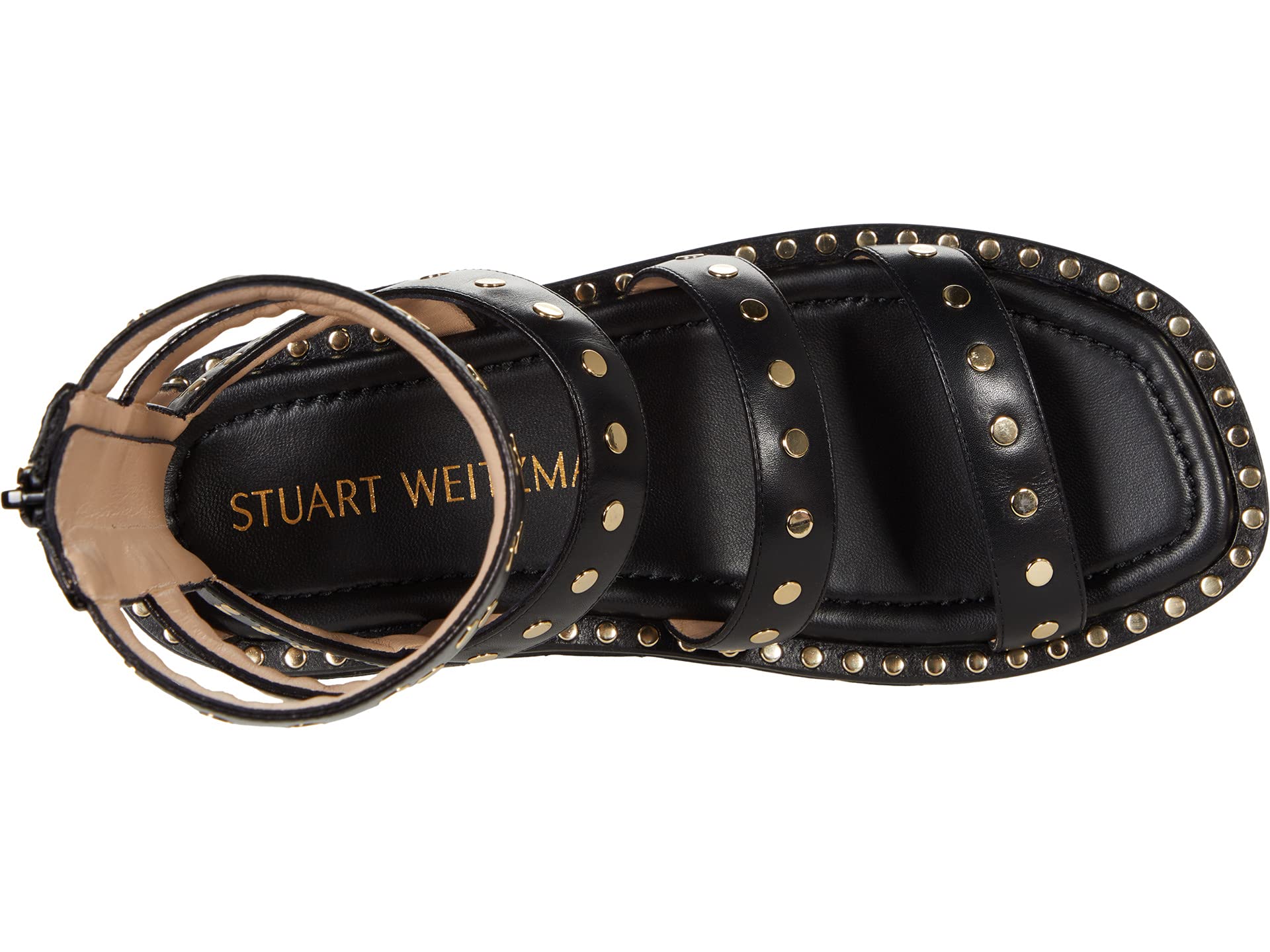 Stuart Weitzman Gala Lift Studs Sandal