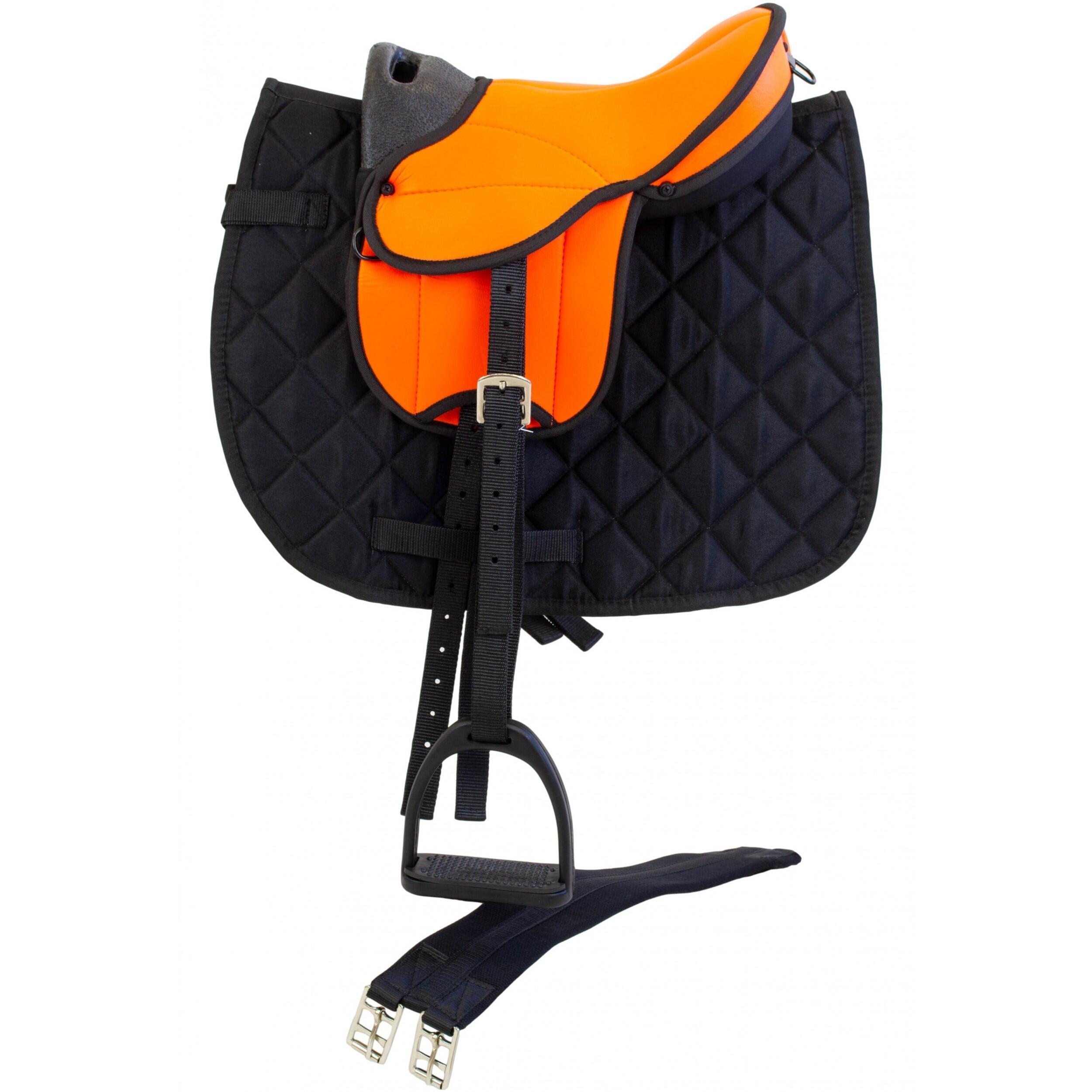 Shetland Beginner Marengos Saddle Set, Orange