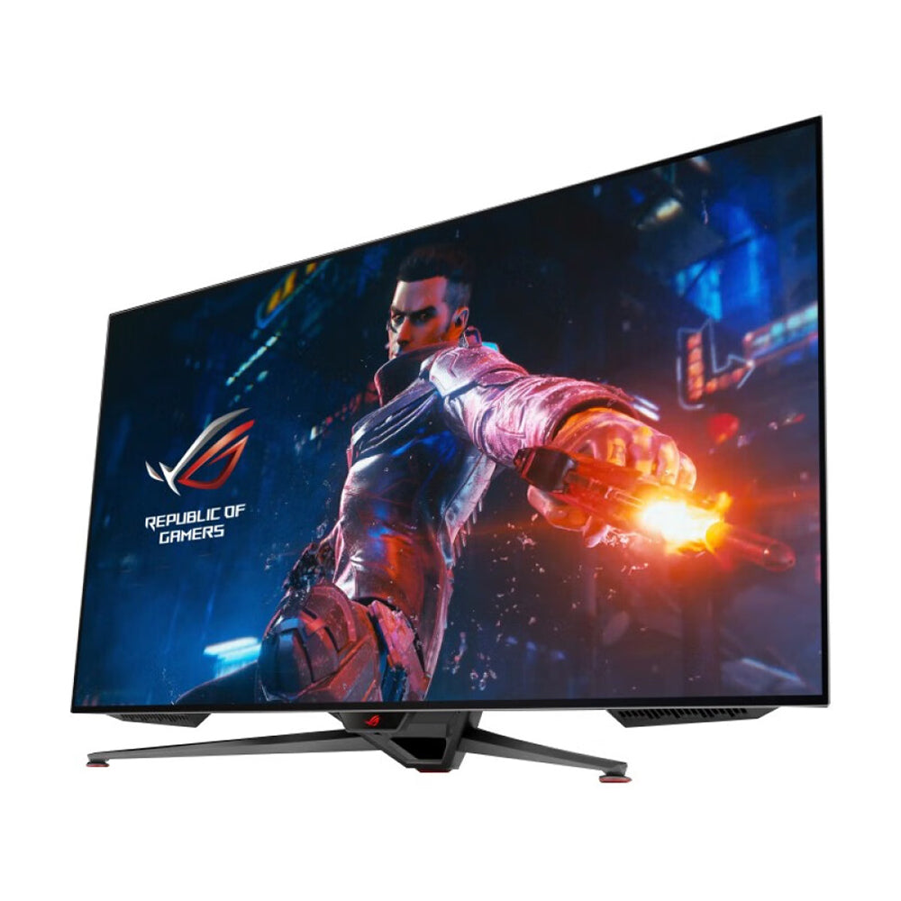 شاشة الألعاب Asus ROG Swift PG48UQ، 47.5 بوصة، 3840 × 2160، 138 هرتز، OLED، أسود