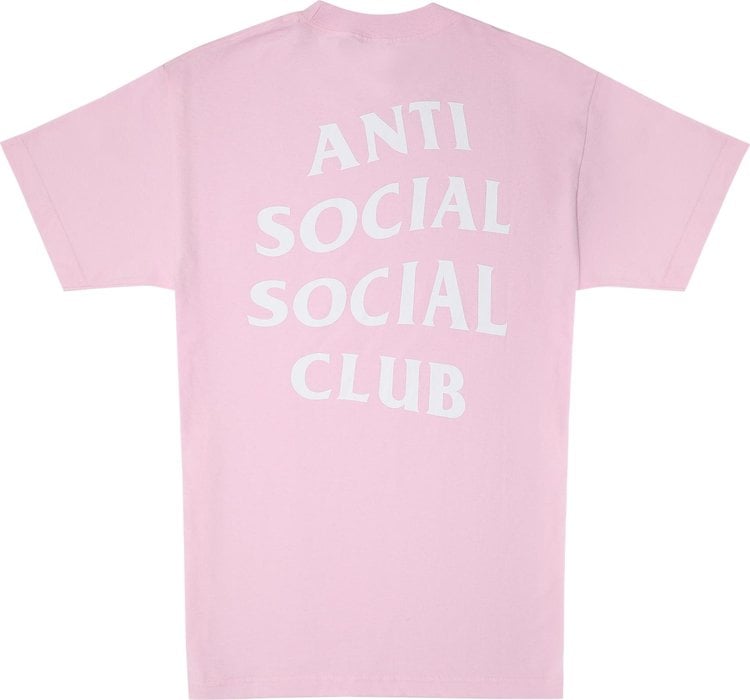 Anti Social Social Club Logo 2 T-Shirt 'Pink', Pink