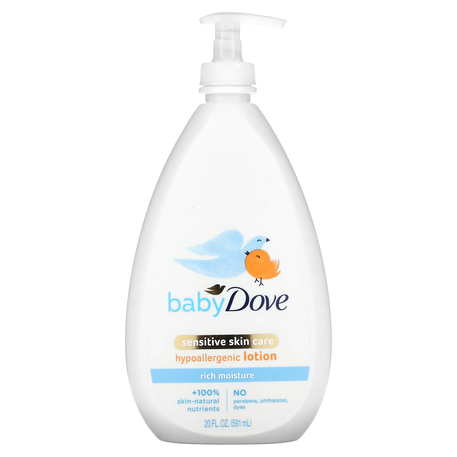 Dove Hypoallergenic Lotion for Children, Rich Moisture, 591 ml