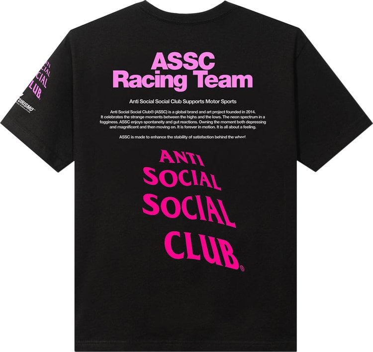 Anti Social Social Club x Gran Turismo Logo Tee 'Black'