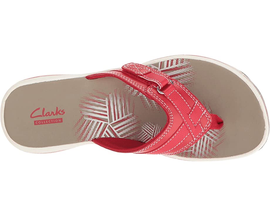 Breeze Sea Clarks sandals, red