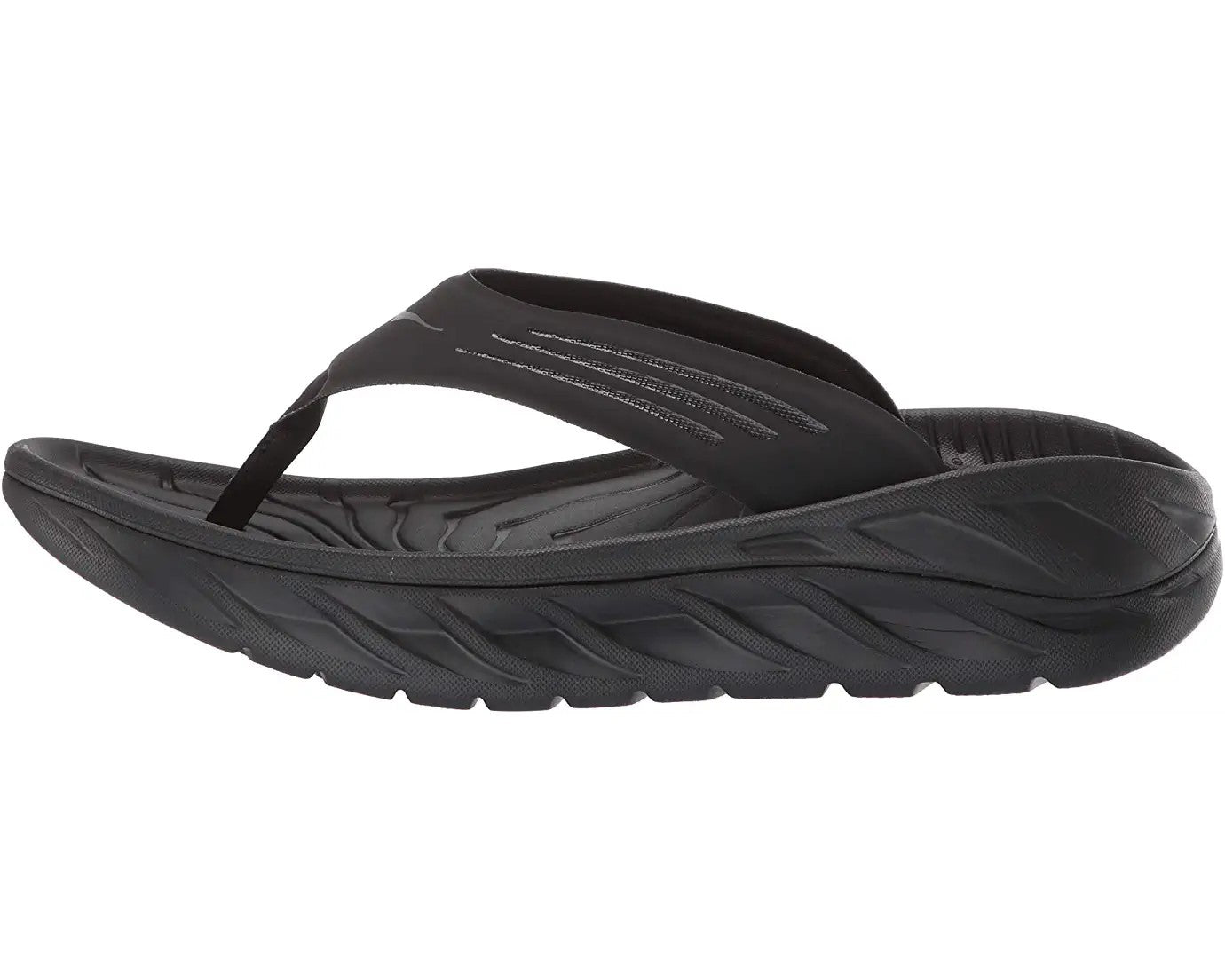 Ora Recovery Flip Hoka sandals, black