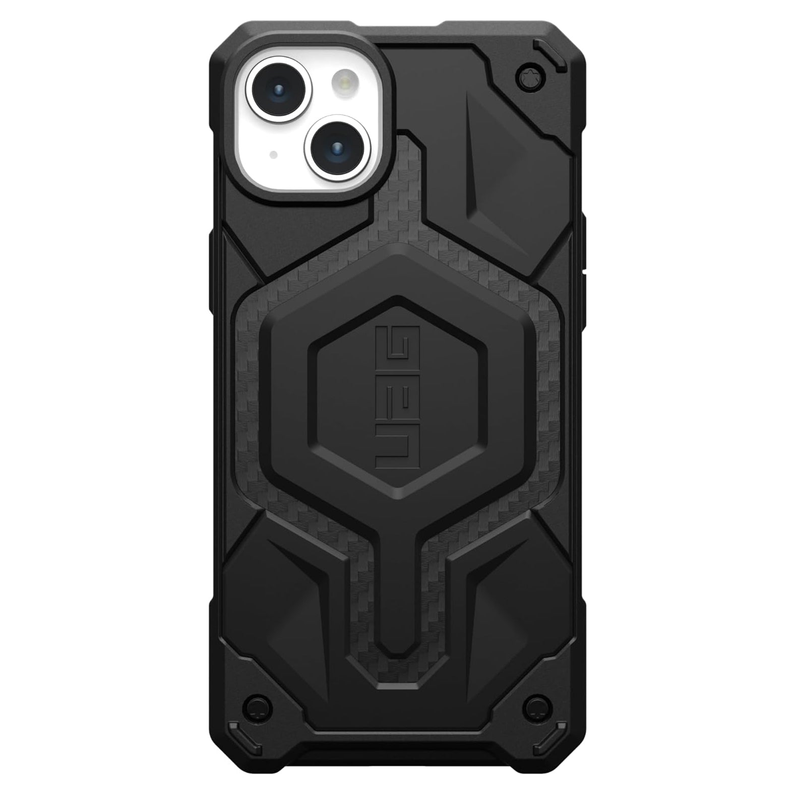 Case UAG Monarch Pro for iPhone 15 Plus, Carbon Fiber Black