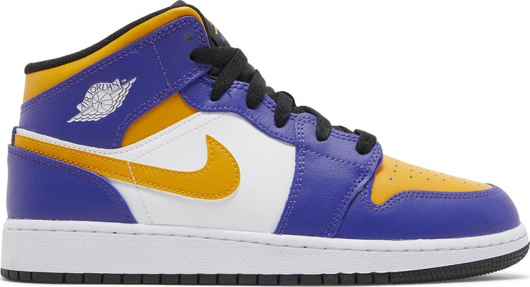 Air Jordan 1 Mid GS Lakers, purple