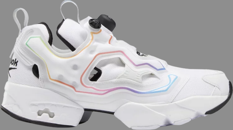 Instapump fury og 'pride' Reebok sneakers, white