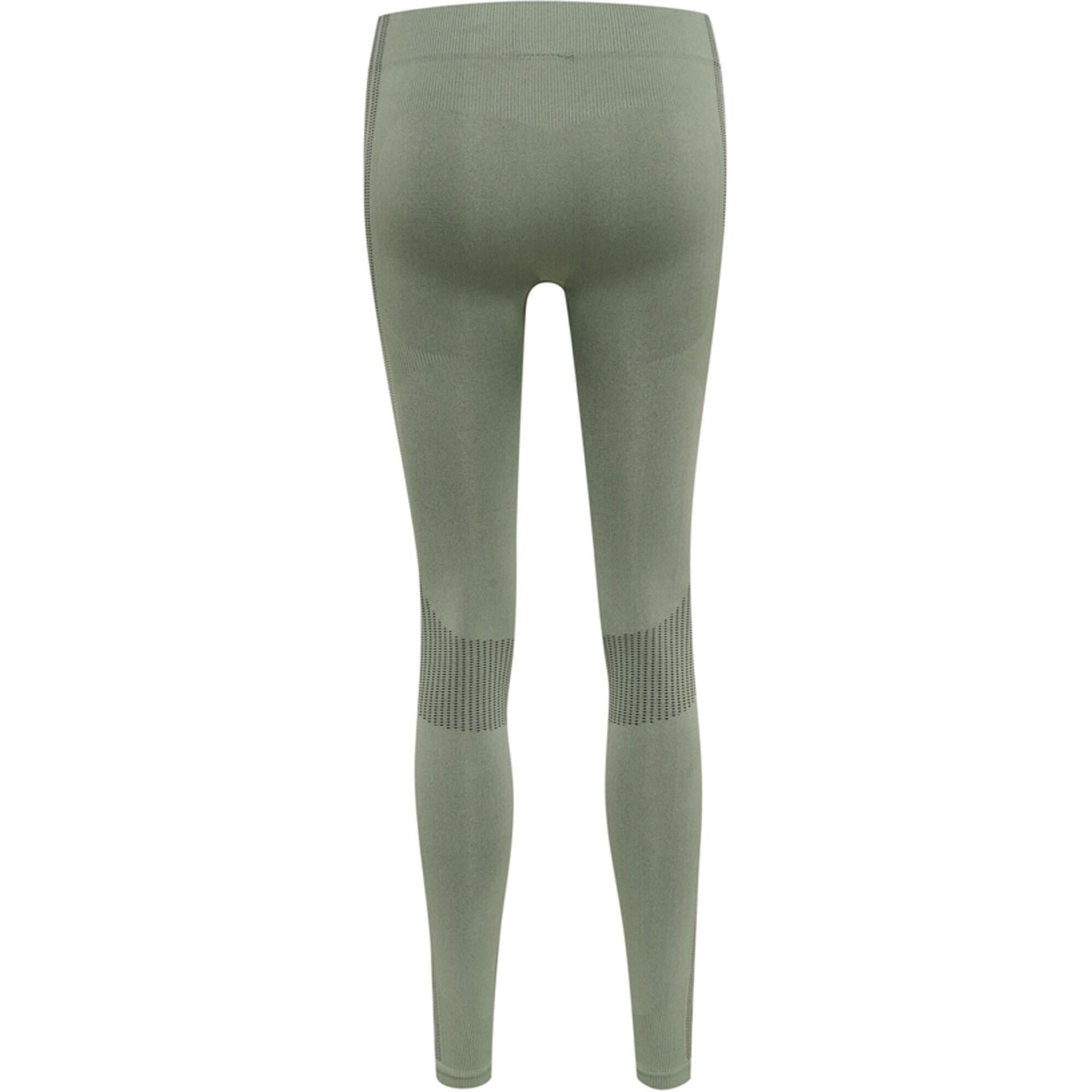 Hmlshaping Seamless tights Mw Women's leggings HUMMEL, larch green