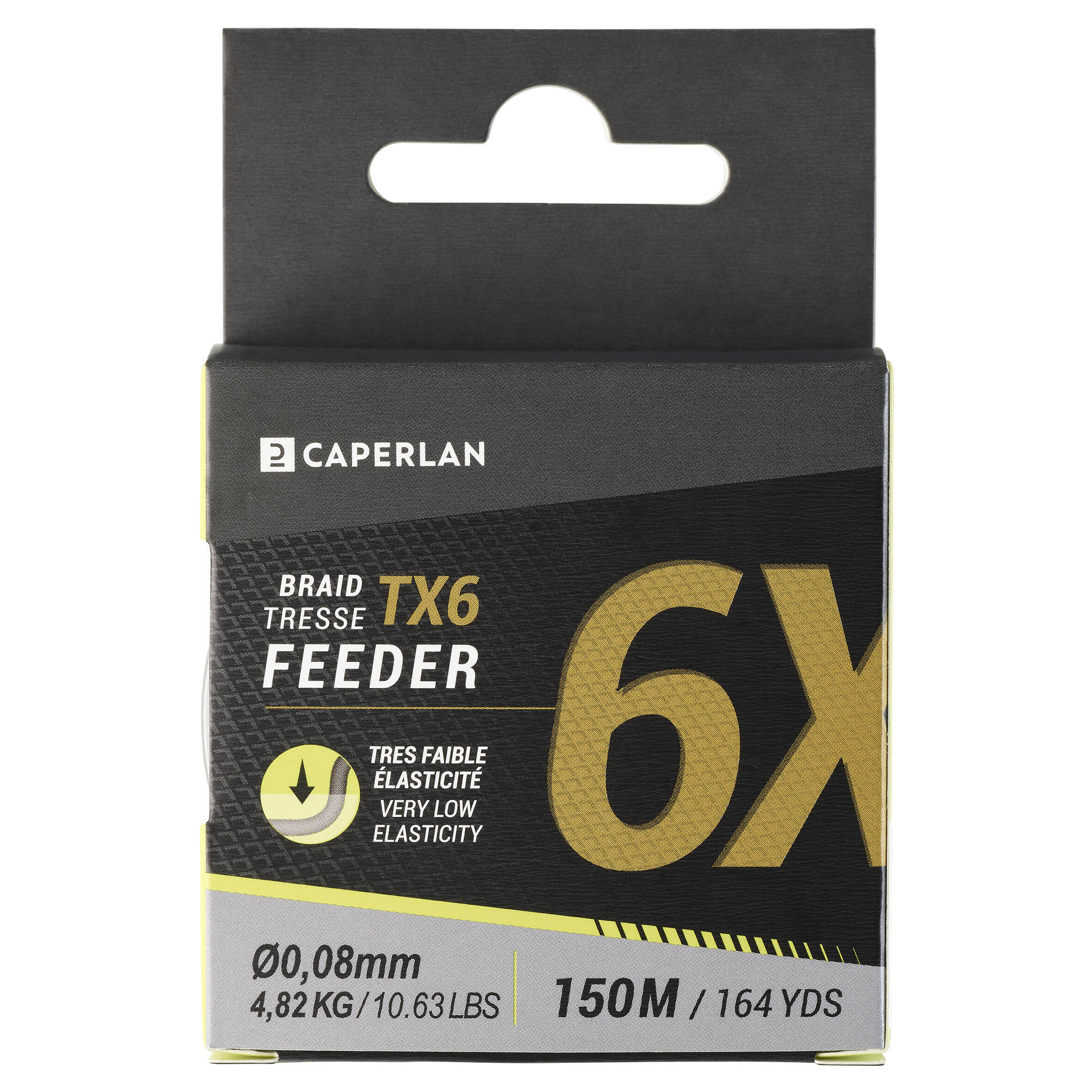 Braided main line BRAID TX6/TX8 150 m for feeder anglers CAPERLAN