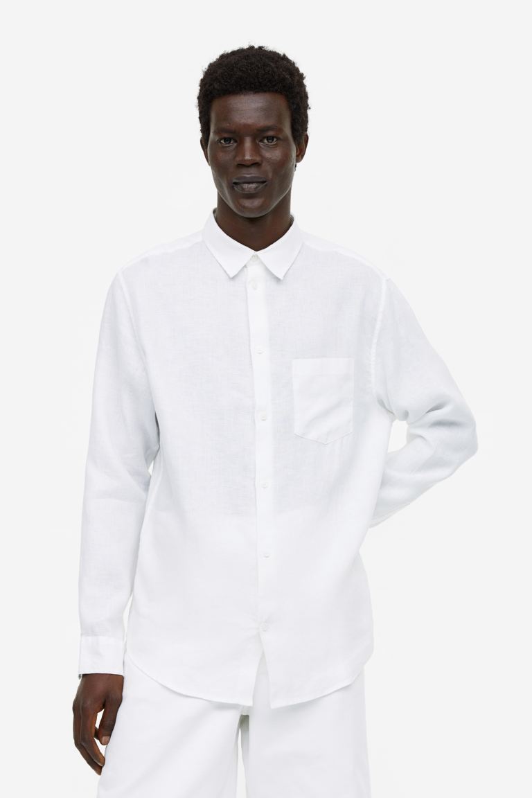 Essentials No 17: H&M Linen Shirt, White