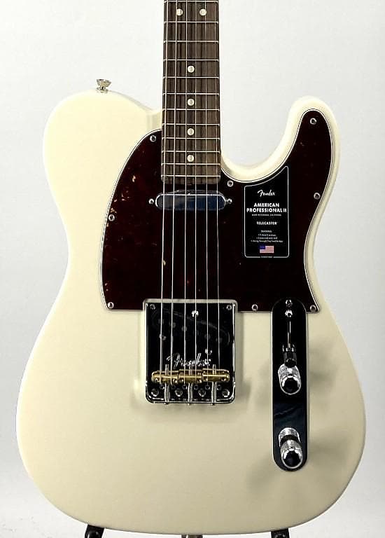 Fender American Professional II Telecaster Olympic White Serial No: US2202095