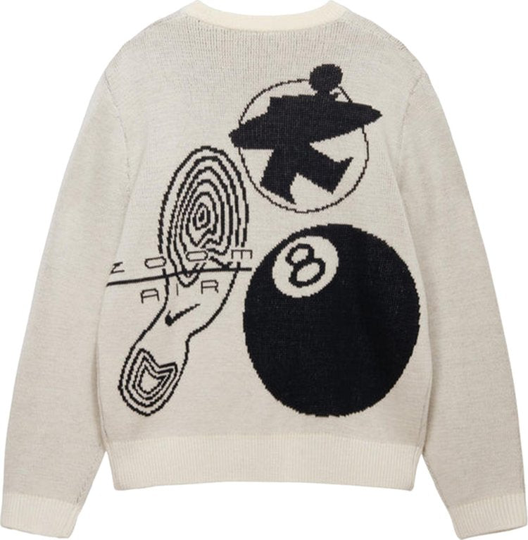 Stussy x Nike Icon Knit Sweater 'Natural', cream