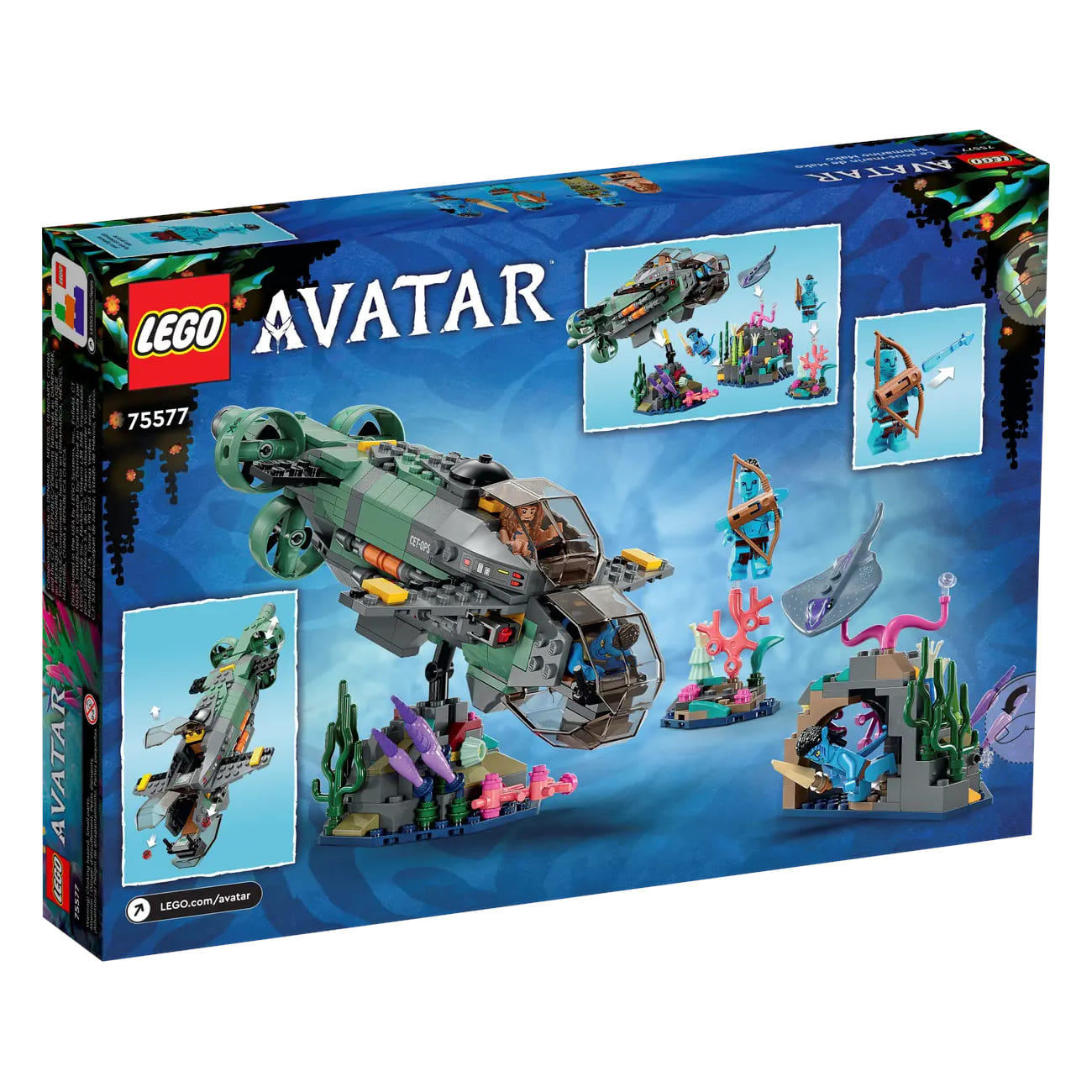 LEGO Avatar Mako Submarine 75577, 553 pieces