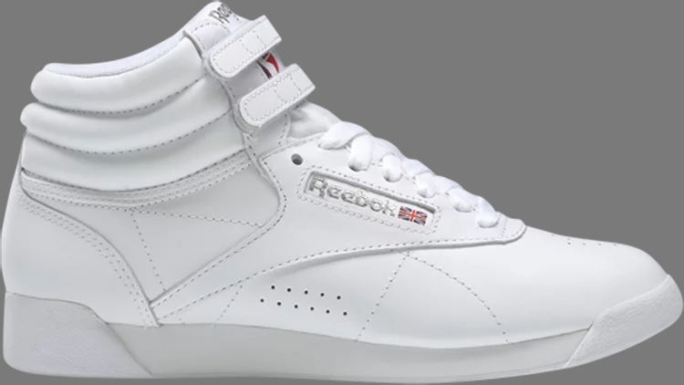 حذاء رياضي Wmns Freestyle High 'White' من Reebok باللون الأبيض