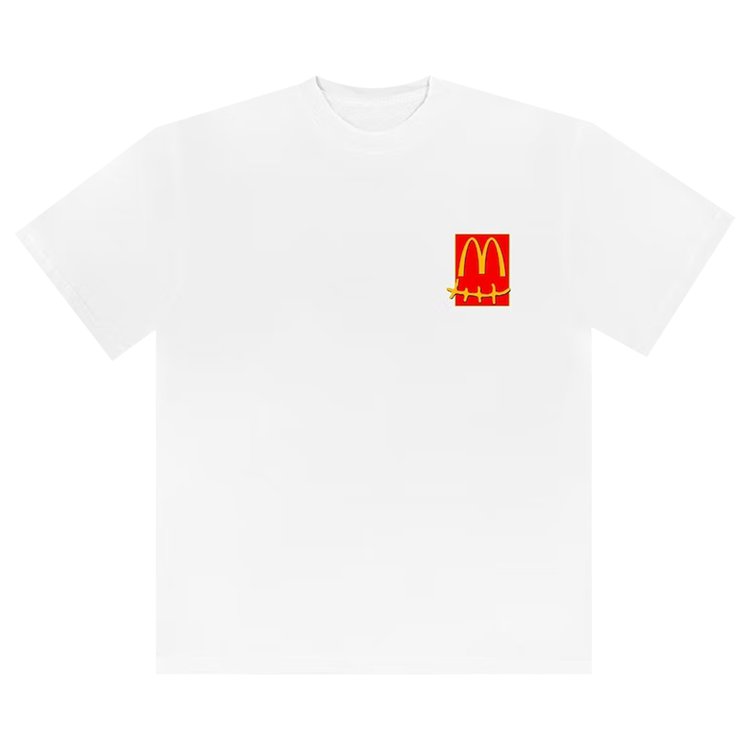 Cactus Jack by Travis Scott x McDonald's Action Figure Series T-Shirt 'White', White