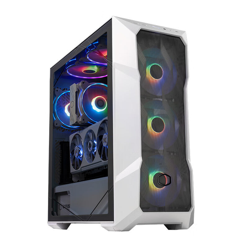 Case Cooler Master MasterBox TD500 Mesh V2, Mid Tower, white, TD500V2-WGNN-SCN