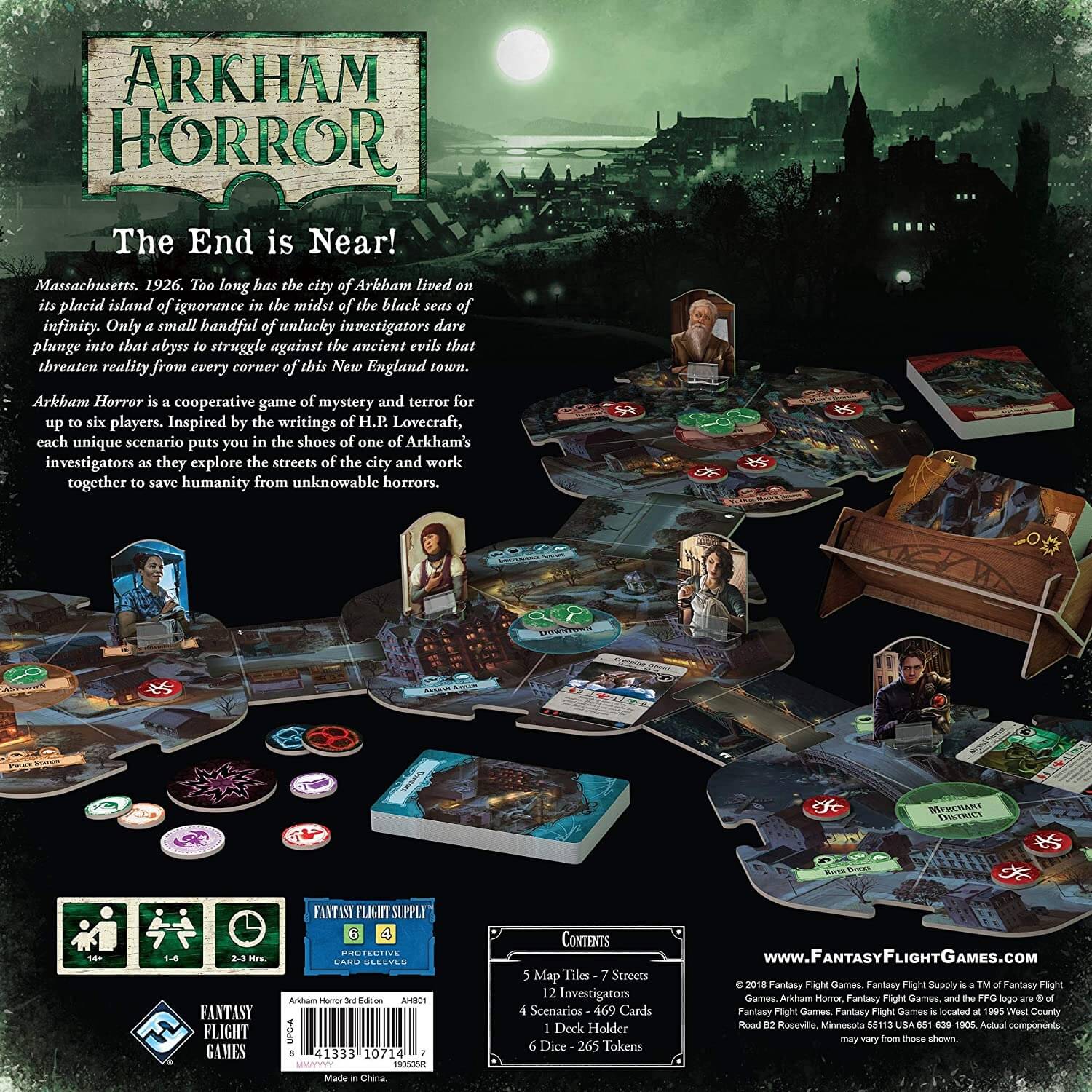 لعبة لوحية Fantasy Flight Games Arkham Horror 3rd Edition