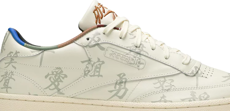 Kung fu panda x club c 85 'chinese calligraphy' Reebok sneakers, white