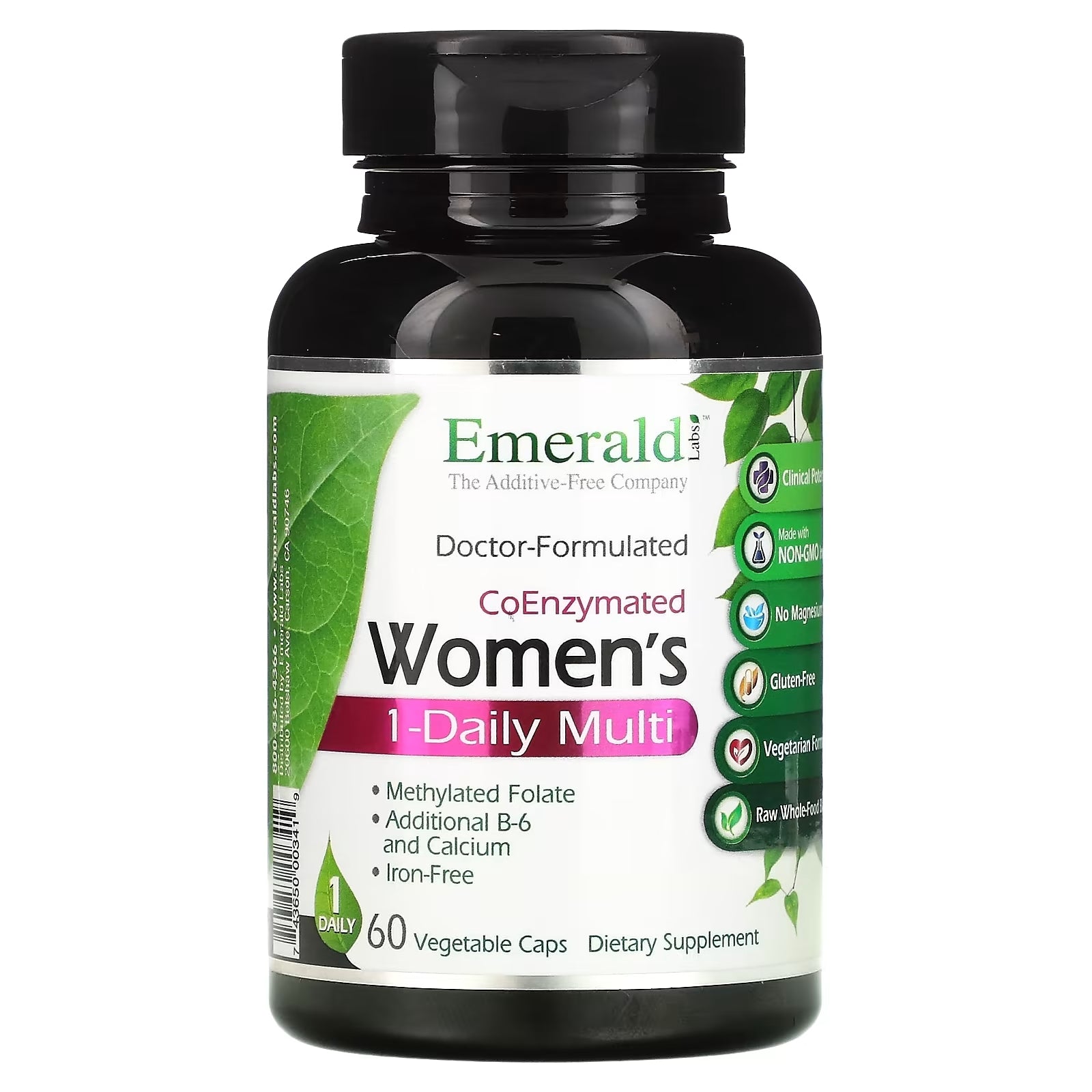 Coenzyme Multivitamin Complex for Women Emerald Laboratories 30 vegetarian capsules