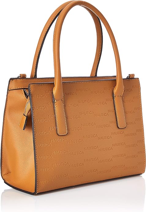 Women's Nautica Sandy Jr satchel.  Top Handel with detachable shoulder strap light brown