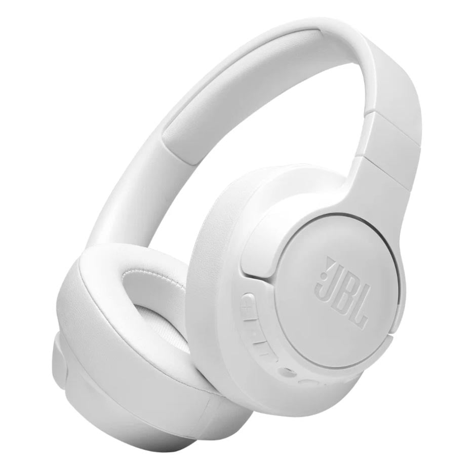 سماعات JBL Tune 760NC اللاسلكية، باللون الأبيض