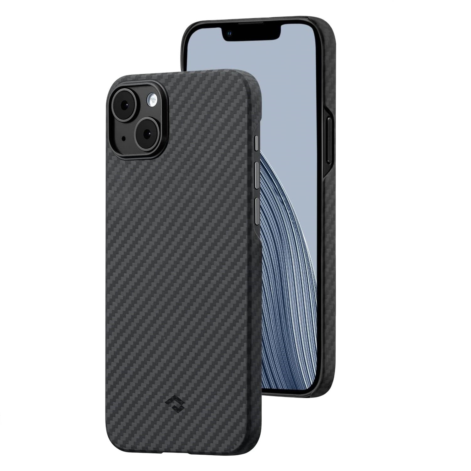 Pitaka MagEz Case 3 for iPhone 14 Plus, 1500D Black/Grey(Twill)