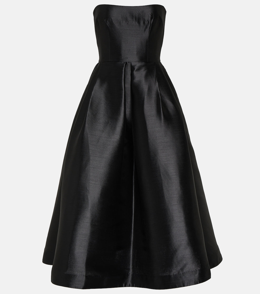 Alex Perry Strapless Failure Midi Dress, Black