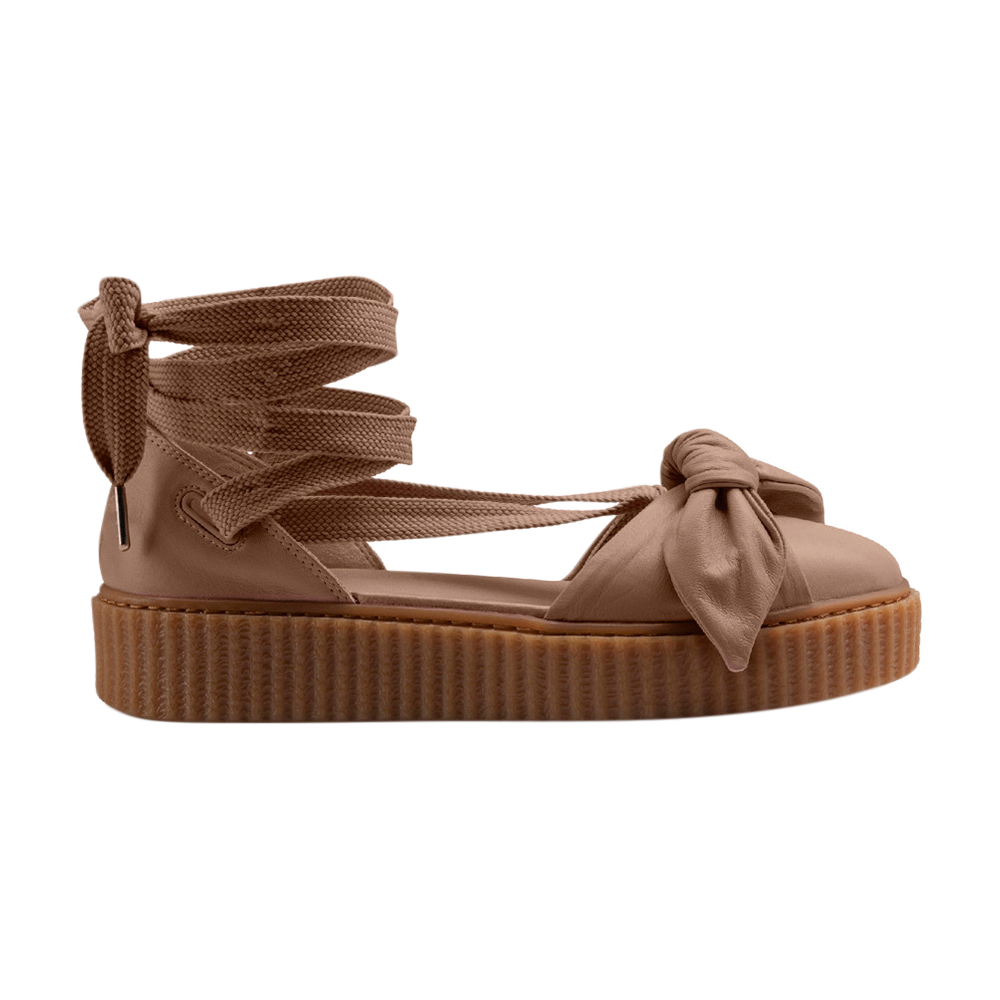 صندل Fenty x Wmns Bow Creeper من Puma، حذاء رياضي باللون البني