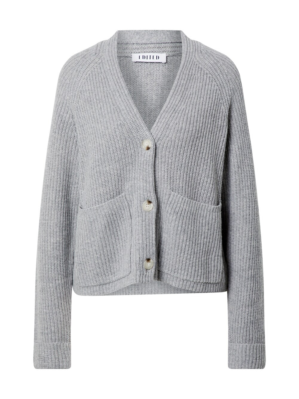 Knitted cardigan EDITED Lamis, gray