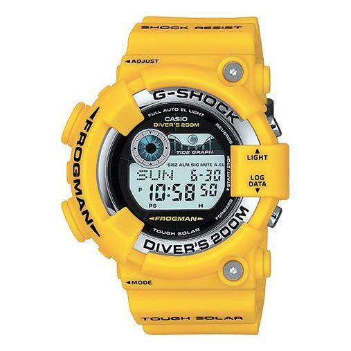 CASIO G-Shock Frogman 'Yellow' watch, black