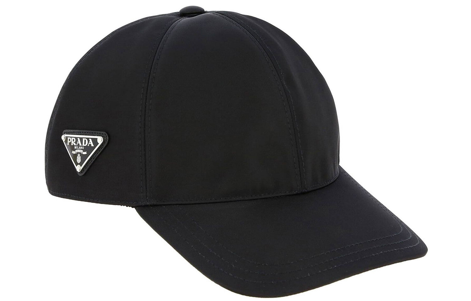 Prada Men's Cap with Logo, Black