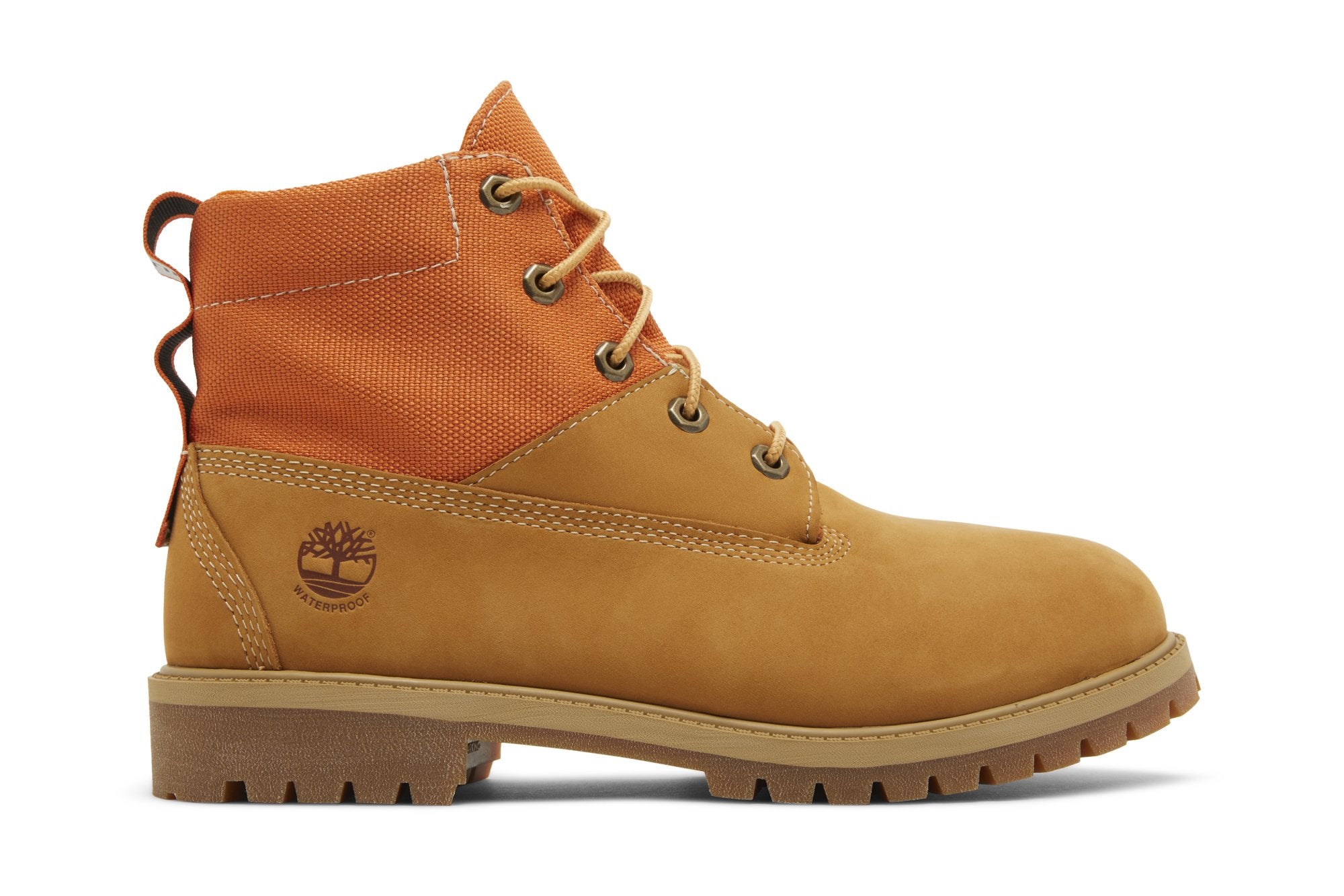 حذاء Timberland Premium مقاس 6 بوصات جونيور، بني