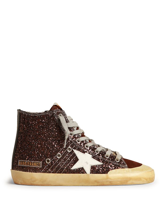 حذاء رياضي نسائي Francy Penstar Golden Goose Glitter High Top