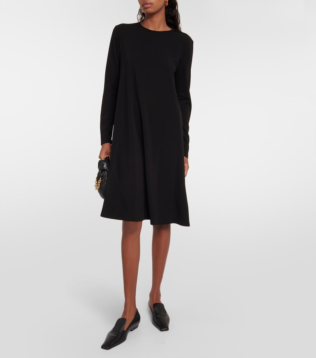 Max Mara jersey quarto mini dress, black