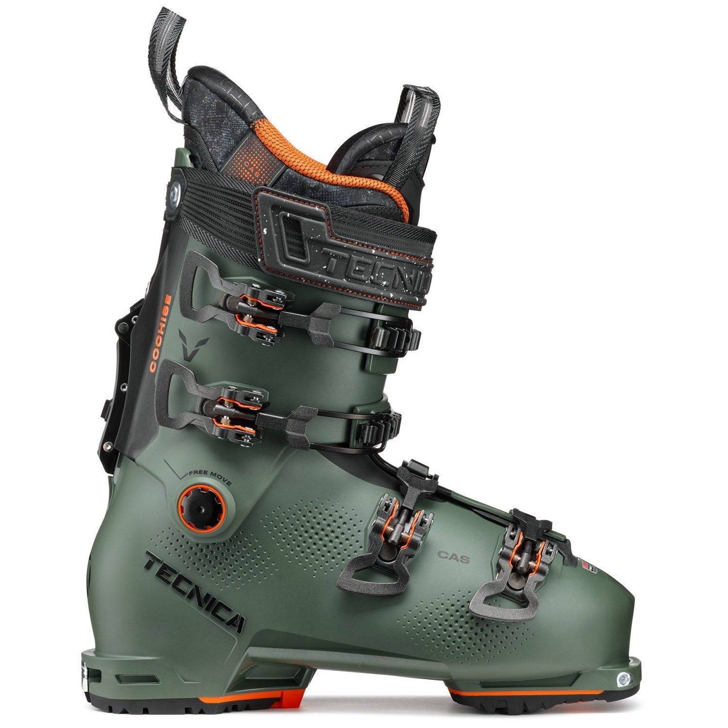 حذاء التزلج Tecnica Cochise 120 DYN Alpine Touring 2024، باللون الأخضر