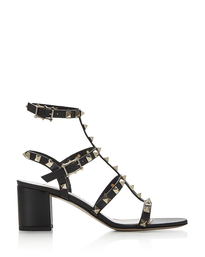 Valentino Garavani Women's Rockstud City Block Heel Sandals