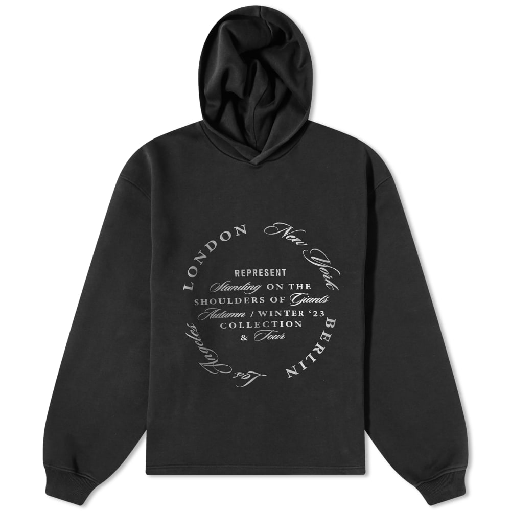 Represent Season Tour Loose Hoodie, Black