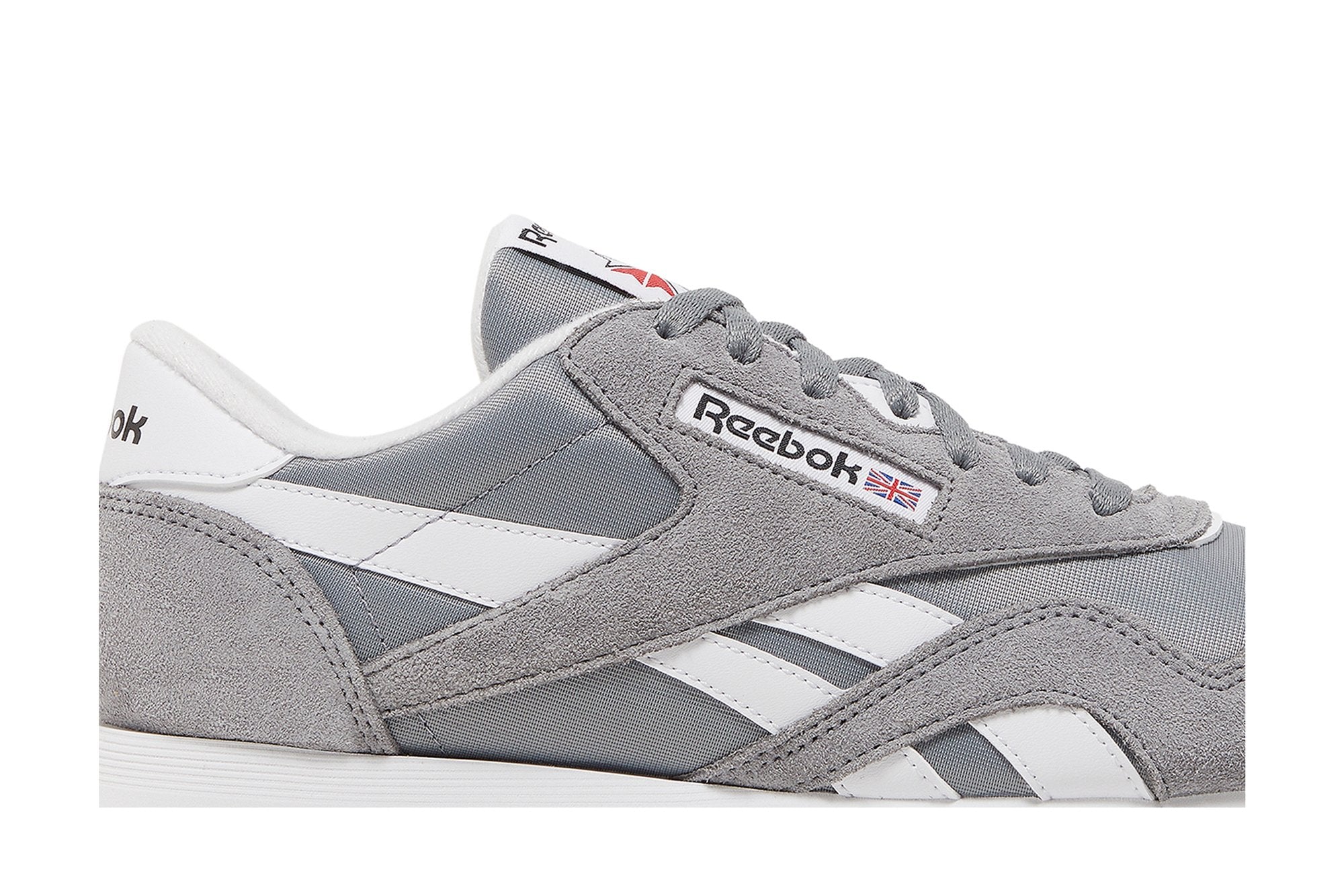 Classic Nylon Reebok sneakers, gray