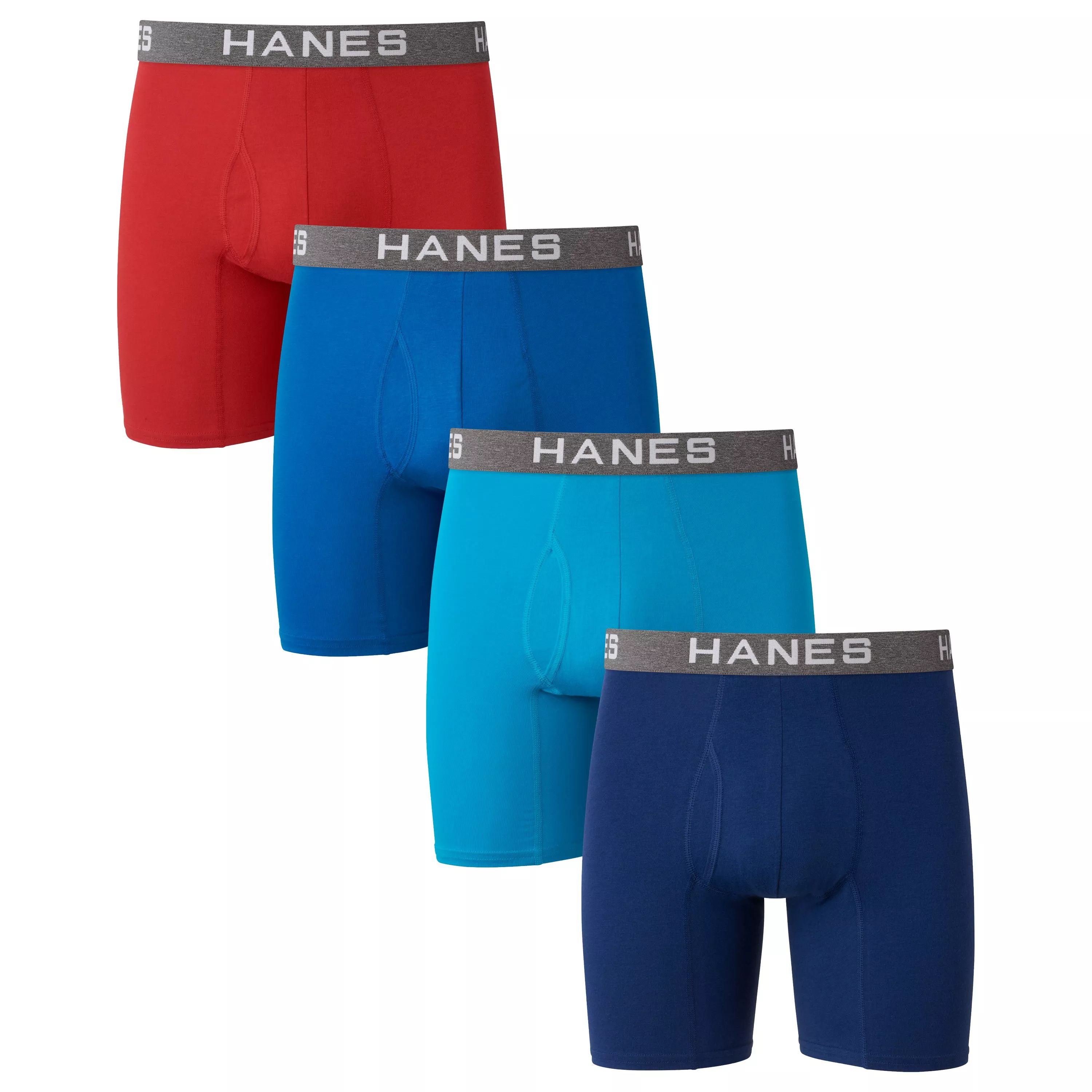 Hanes Men's Ultimate ComfortFlex Fit Boxer Briefs, 4 Pairs