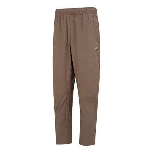 Air Jordan Sports pants casual woven trousers 'Tan', color tan