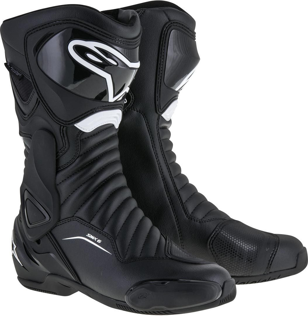 حذاء دراجتي النارية Alpinestars SMX-6 V2 Drystar باللون الأسود