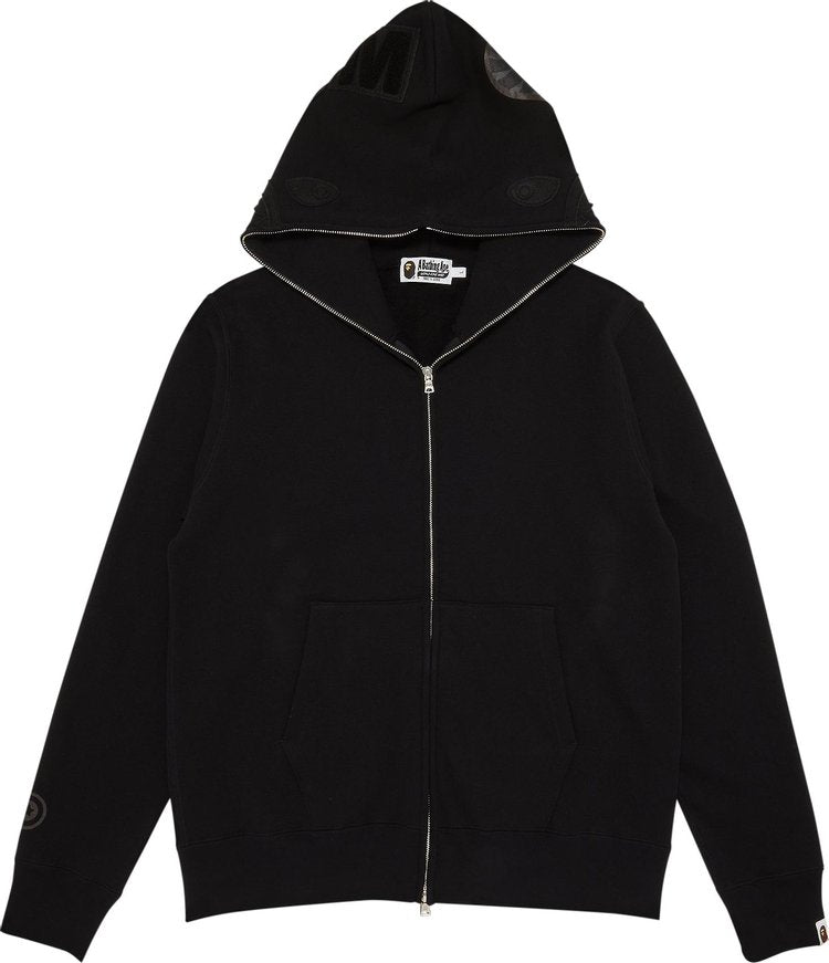 GOAT Exclusive BAPE Shark Full Zip Hoodie In Black, black