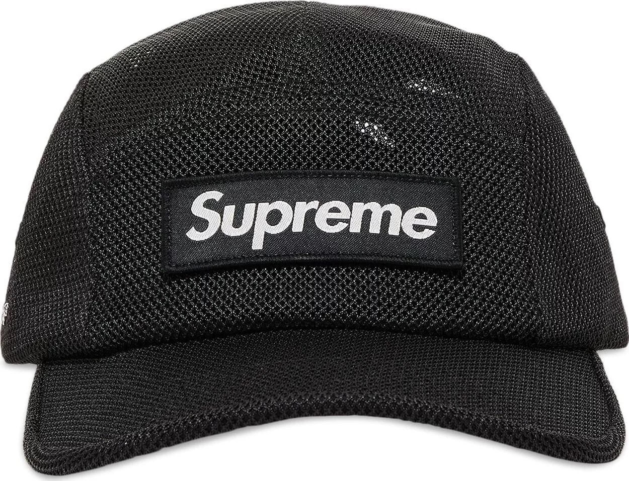 Supreme Mesh Cordura Camp Cap, Black