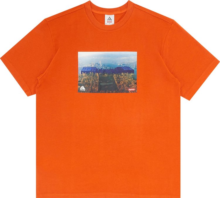 Supreme x Nike ACG Grid Tee 'Orange', orange