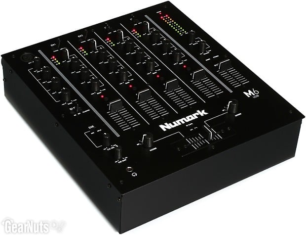 Numark M6 USB 4 Channel DJ Mixer M6USBBLACKXUS