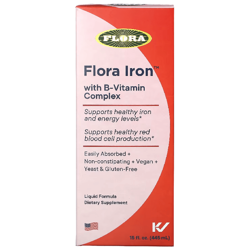 Iron with B complex Flora, 445 ml