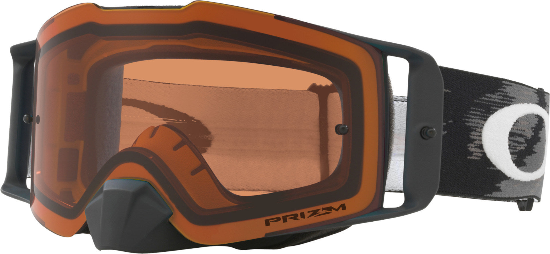 Oakley Front Line Matte Speed Motocross Goggles, Black/Brown