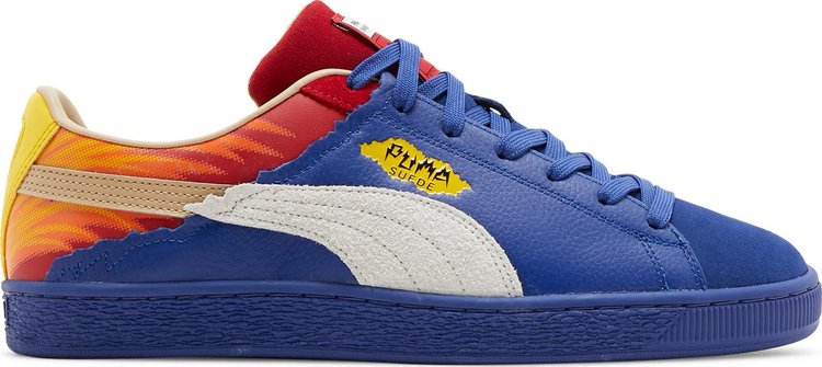 حذاء Puma Suede Layers - Firecracker، أزرق