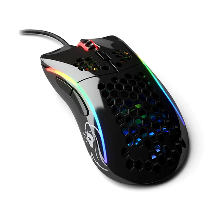 Wired gaming mouse Glorious Model D-Minus, glossy black