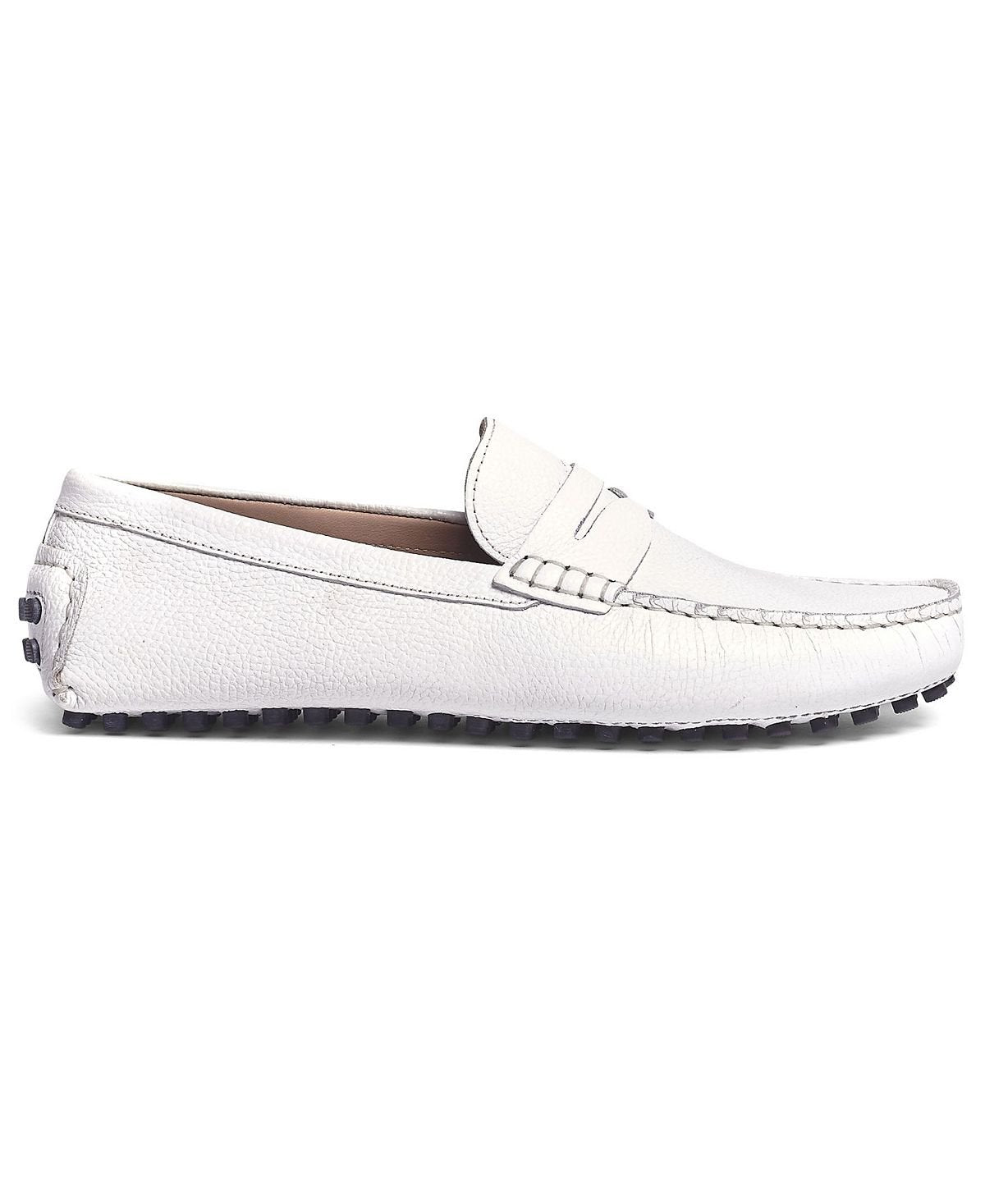 Ritchie penny Carlos by Carlos Santana men's loafers, white